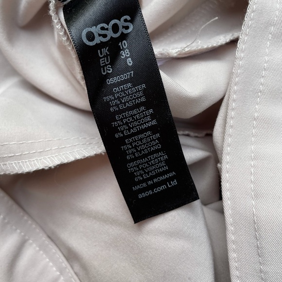 ASOS Muted Pink Formal Dress Pants Size 6 - Picture 4 of 6